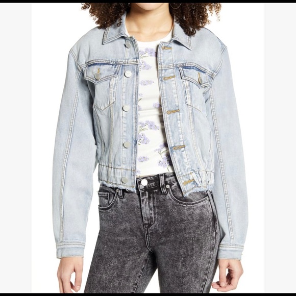 Blank Nyc Trucker Jacket Med Nwt 